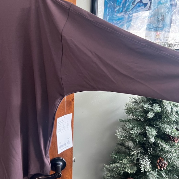 Athleta Brown Long Sleeve Tee for Versatile Comfort - Picture 3 of 5